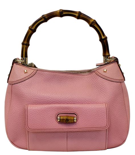 gucci bamboo backpack pink|gucci bamboo top handle bag.